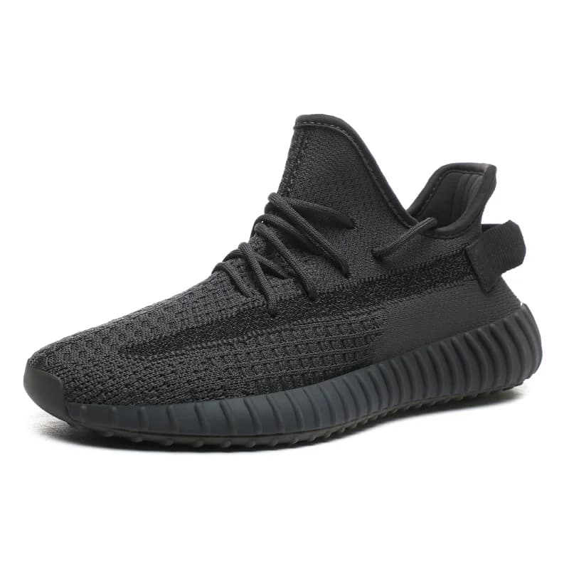 BOYI Couples Fly Knit Casual Shoes, Summer Breathable Soft Sole Reflective Sports Running Sneakers For Men Women 5